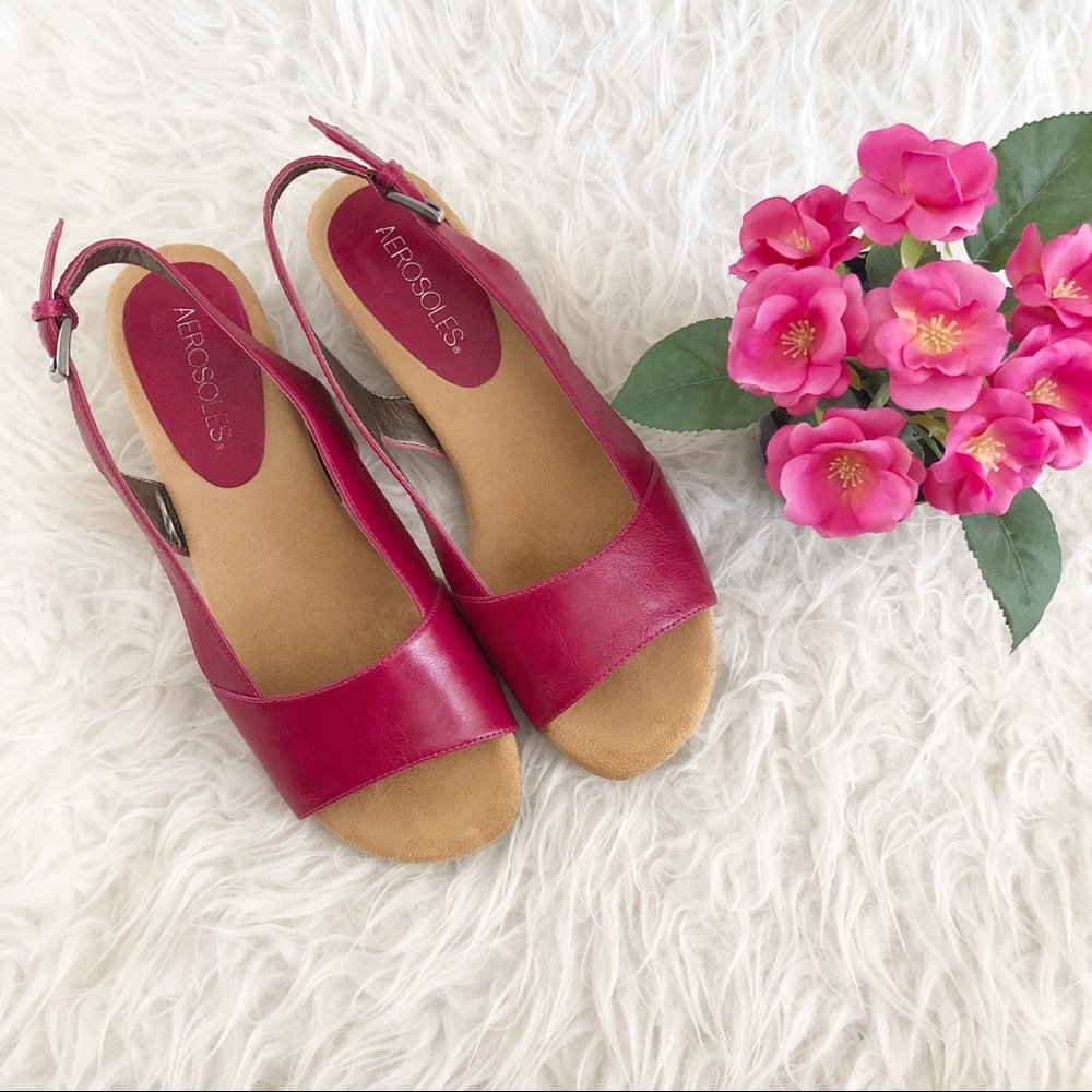 Aerosoles Woman’s sandals YET ALONE DARK PINK COMB